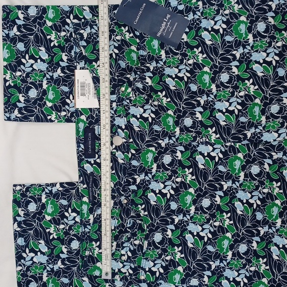 Charter Club Lexington Geo-Print Straight-Leg Jeans, Intrepid Blue - Picture 8 of 13